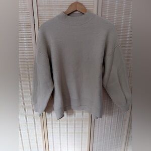 SHEIN Classic Beige Turtleneck Sweater